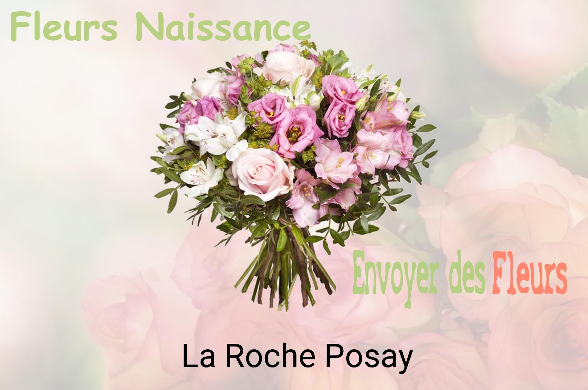 Bouquet de fleurs de naissance livré à La Roche-Posay